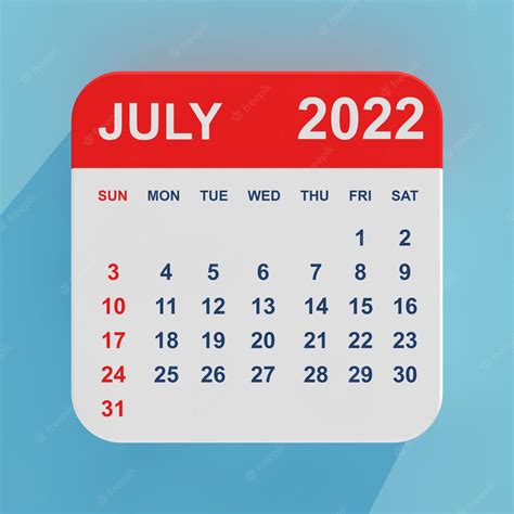 calendario july 2022.